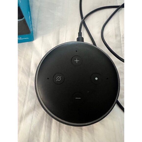 Amazon Echo Dot Smart Speaker With Alexa Voice Control & Power Adapter - Picture 2 of 5